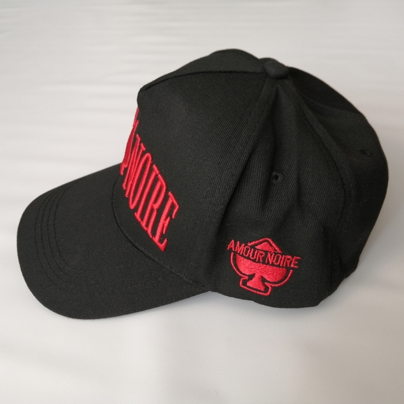Amour Noire Black Trucker Cap NWOT - Picture 4 of 8